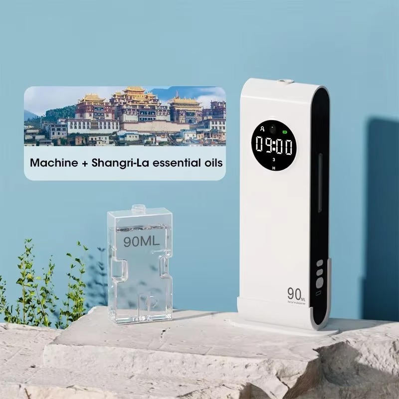 Automatic Air Freshener Dispenser, Motion Sensor, 5 Spray Levels, LED