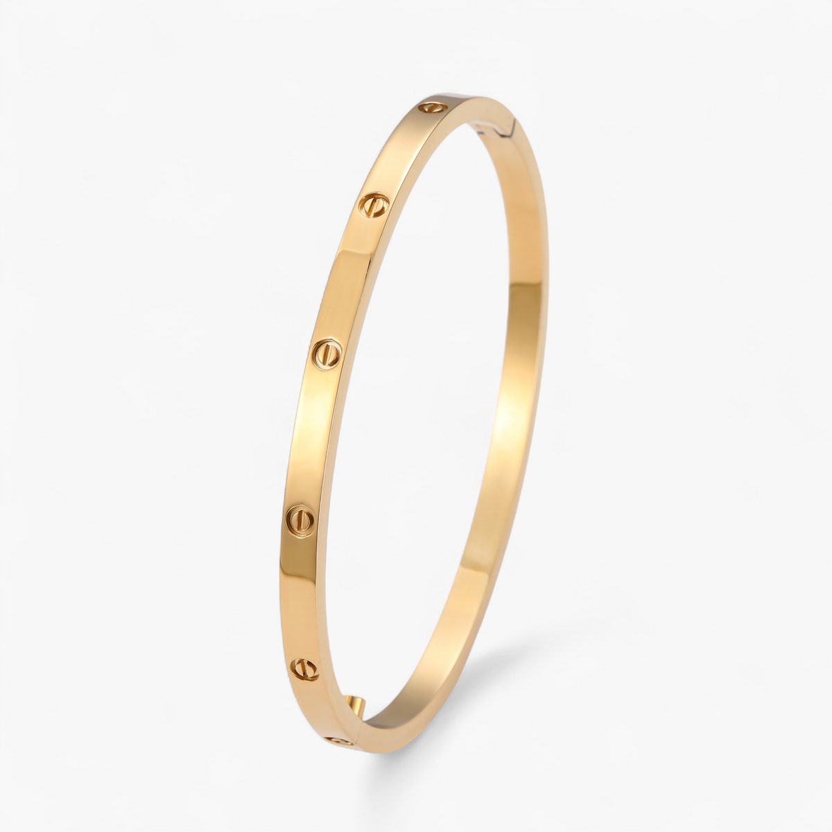 Elise Slim Cuff Bracelet - Gold