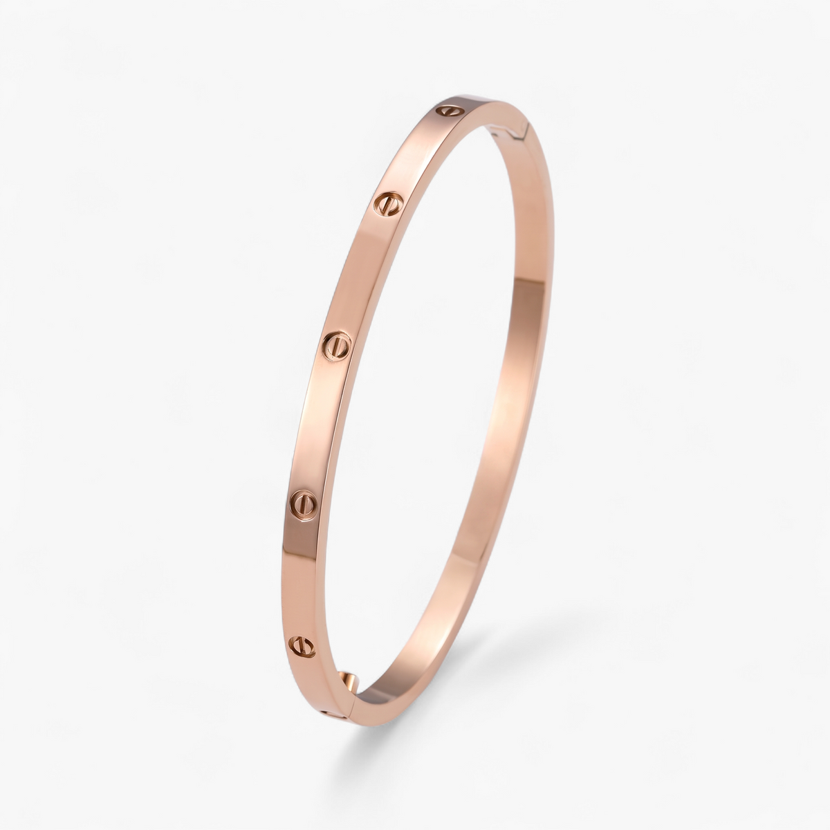 Elise Slim Cuff Bracelet - Rose Gold