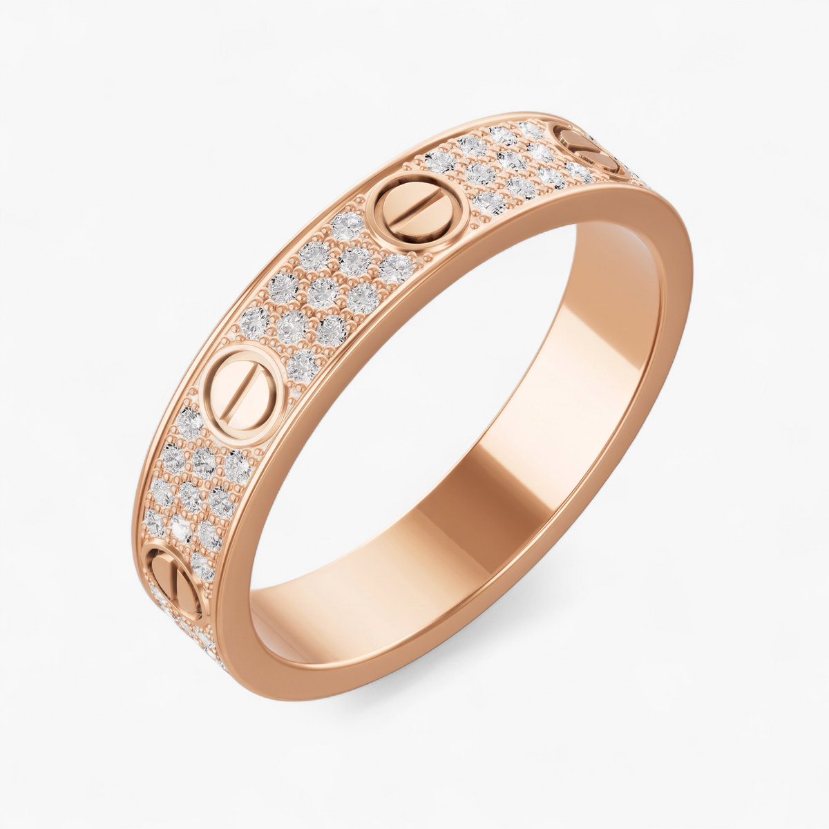 Crystal Valencia Ring - Rose Gold