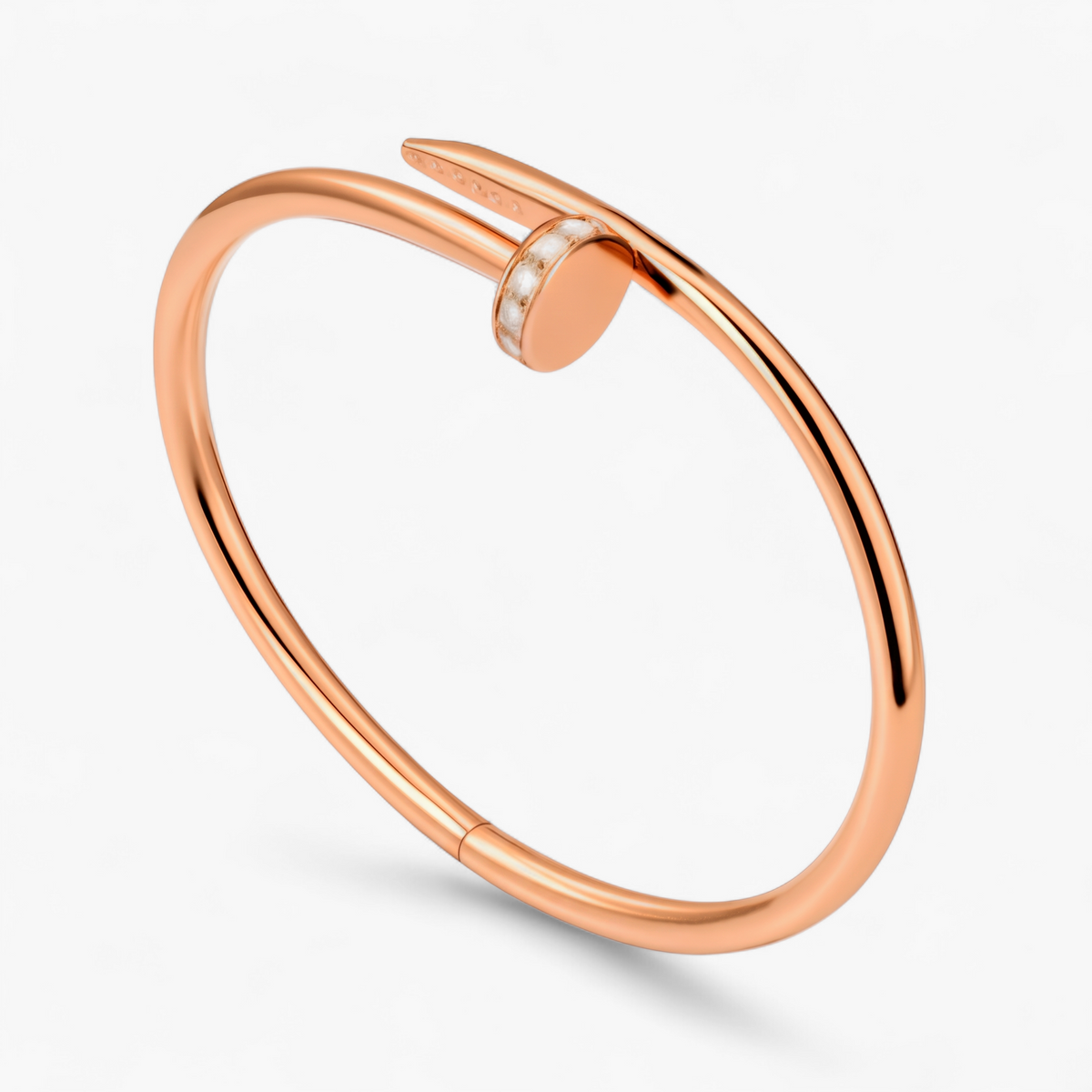 Ines Pavé Cuff Bracelet - Rose Gold
