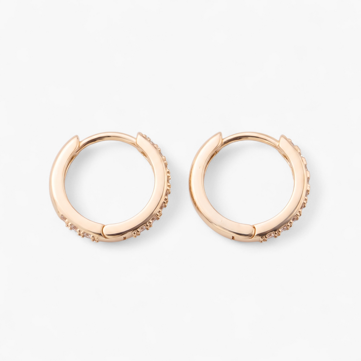 Gold Mini Cartilage Hoop Earrings - Gold