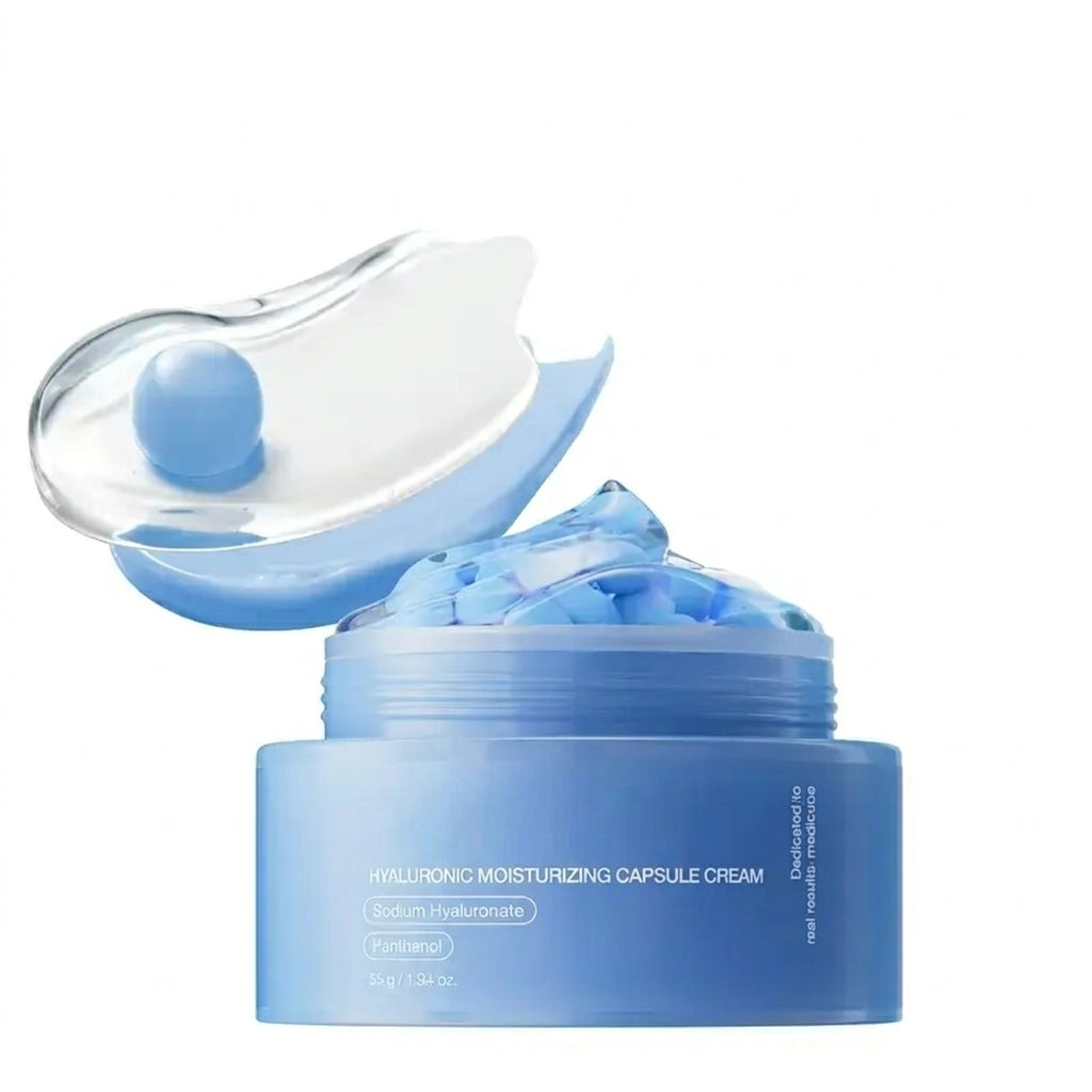 Hyaluronic Acid Capsule Cream with Ceramides for Hydration & Glass Skin