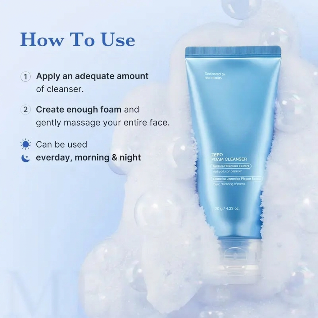 Zero Foam Cleanser with Salicylic Acid for Pores & Oily Skin