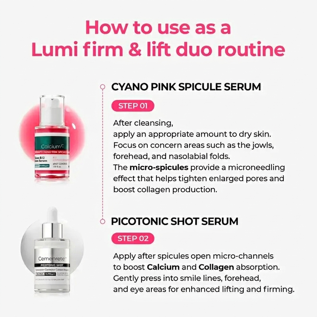 Firm & Lift Serum Duo with Collagen & Niacinamide for Skin Elasticity