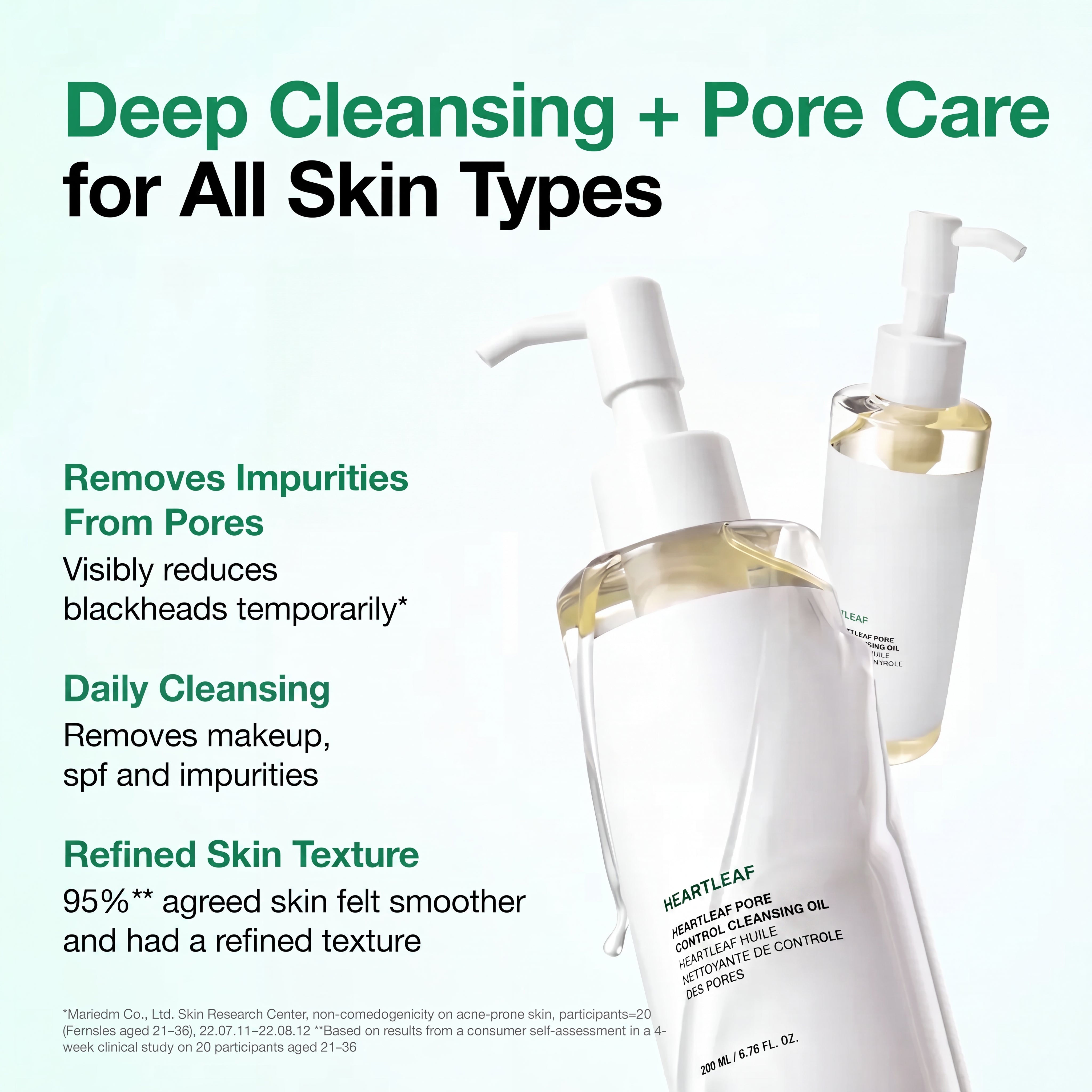 100M Viral Double Cleanser Duo for Cleansing, Makeup Removal & Balanced Skin
