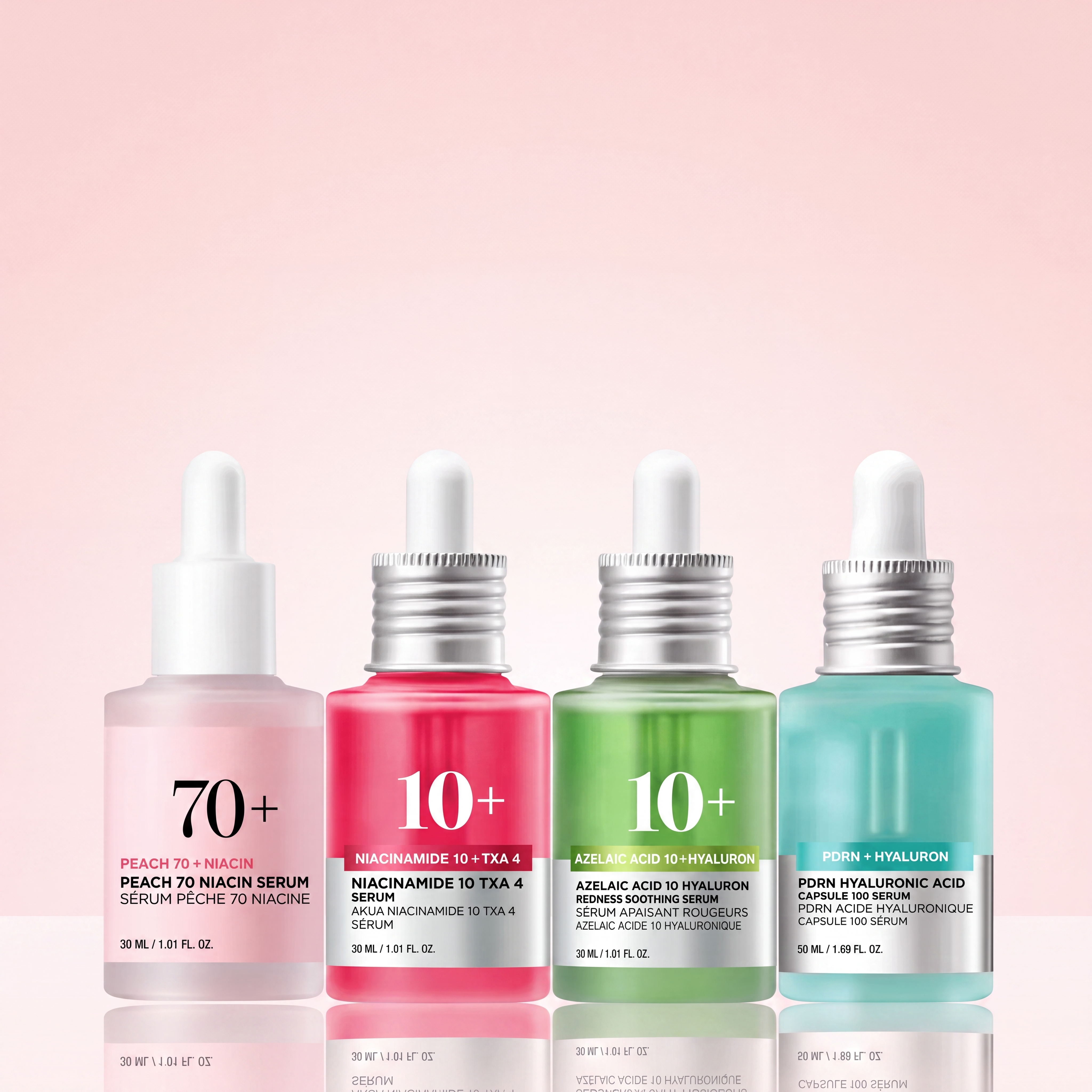 Mix & Match Serum Set for Hydration, Brightening & Anti-Aging