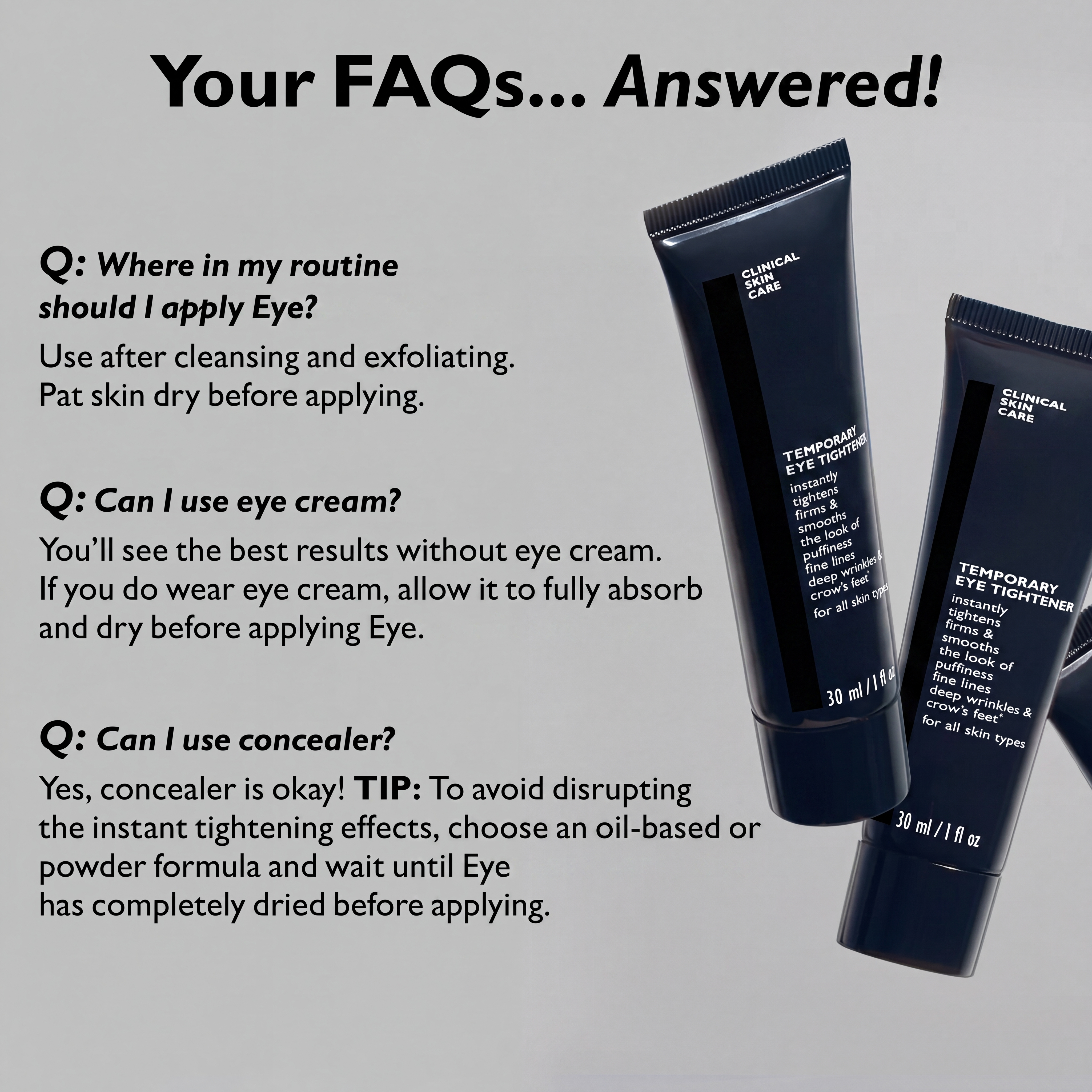 Instant FIRMx Eye Tightener for Puffiness, Fine Lines & Under Eye Bags