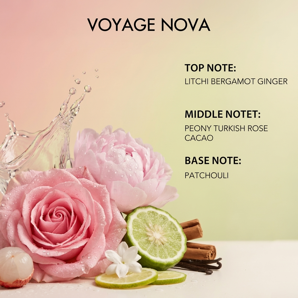 Voyage Nova for Unisex Wear, Fresh Scent & Long-Lasting Fragrance