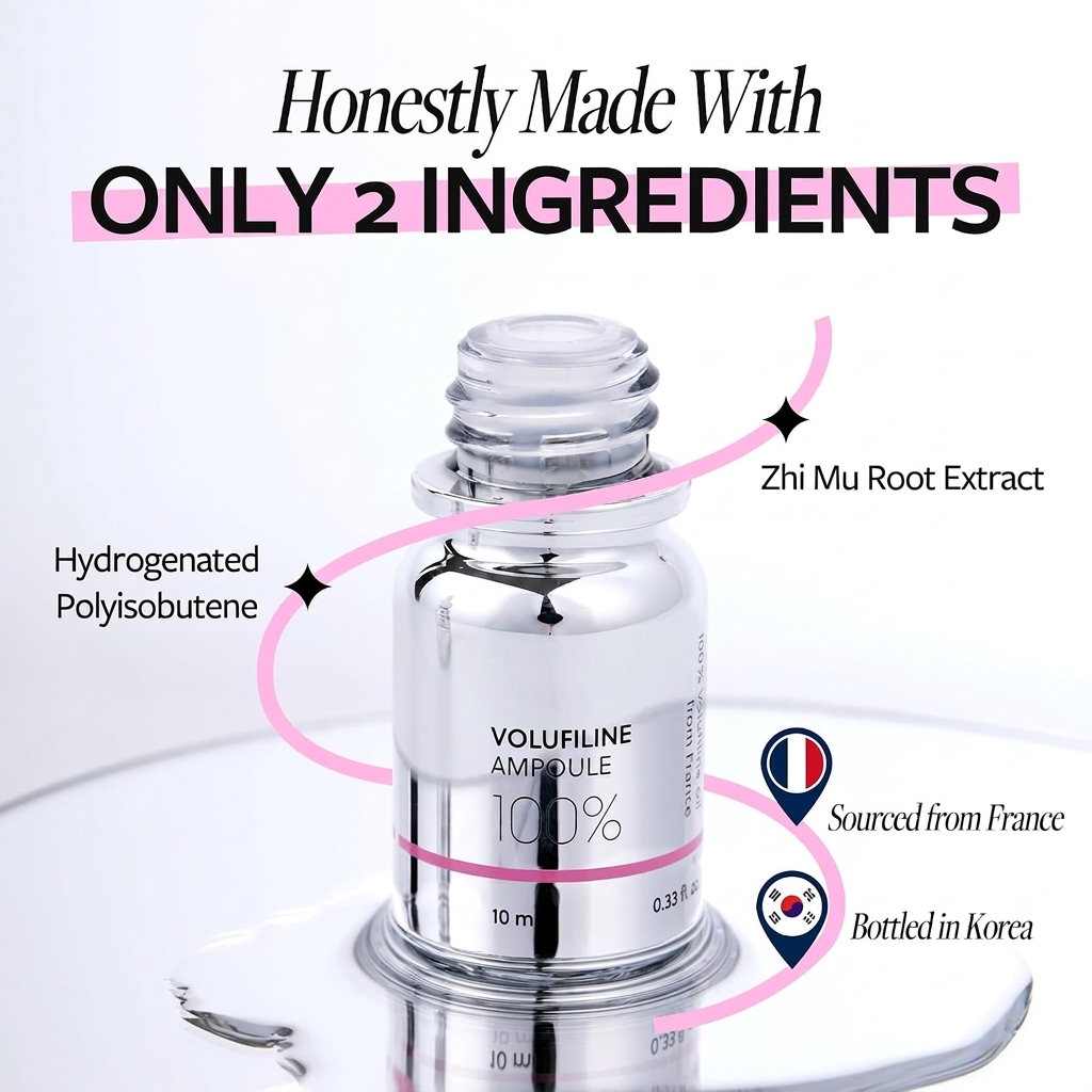 Pure Volufiline Serum Ampoule Korean Skincare for Wrinkles and Elasticity