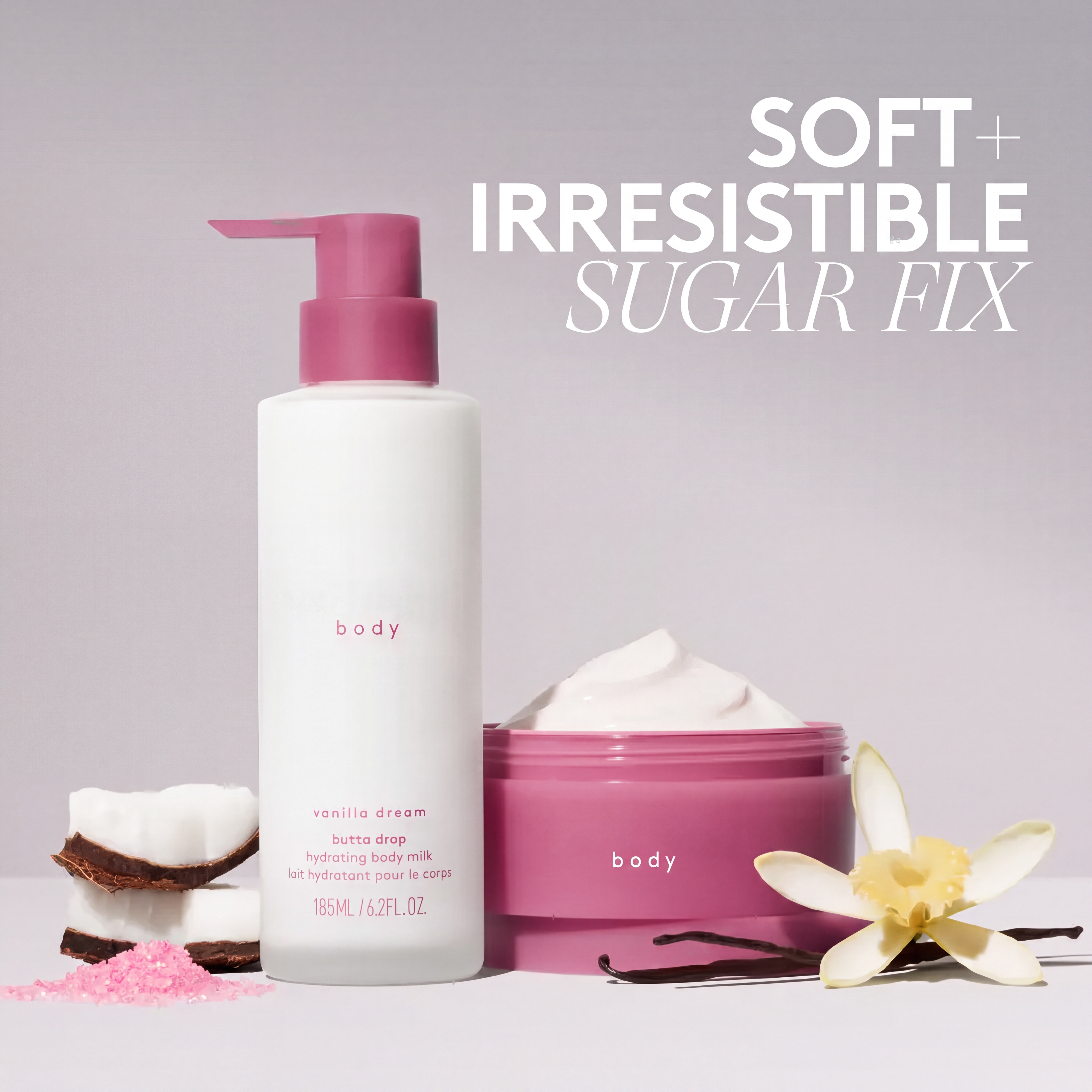 Butta Drop Whipped Oil Body Cream with Glycerin for Dry Skin and Elasticity