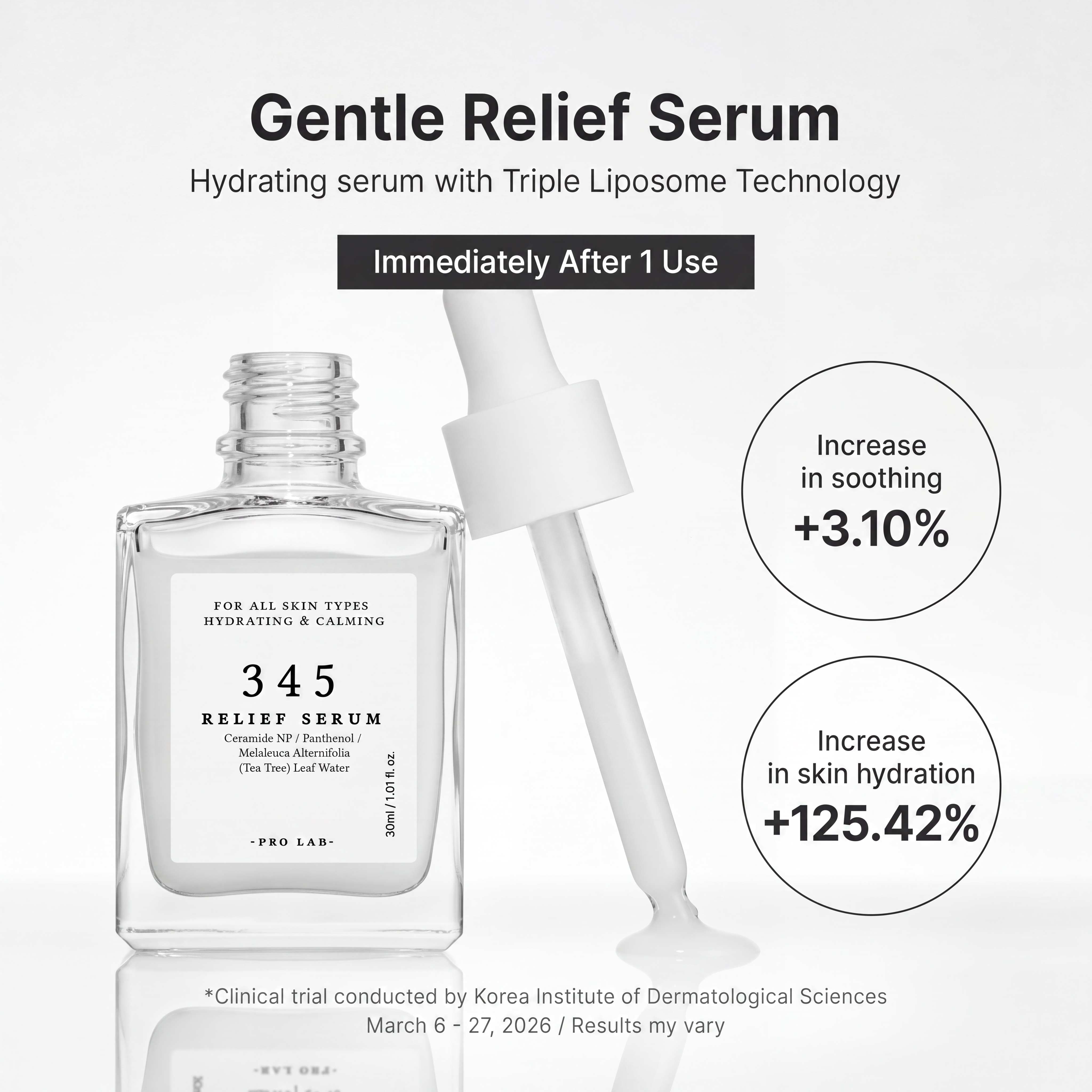 345 Relief Trio with Ceramide and Tea Tree for Acne-Prone Skin