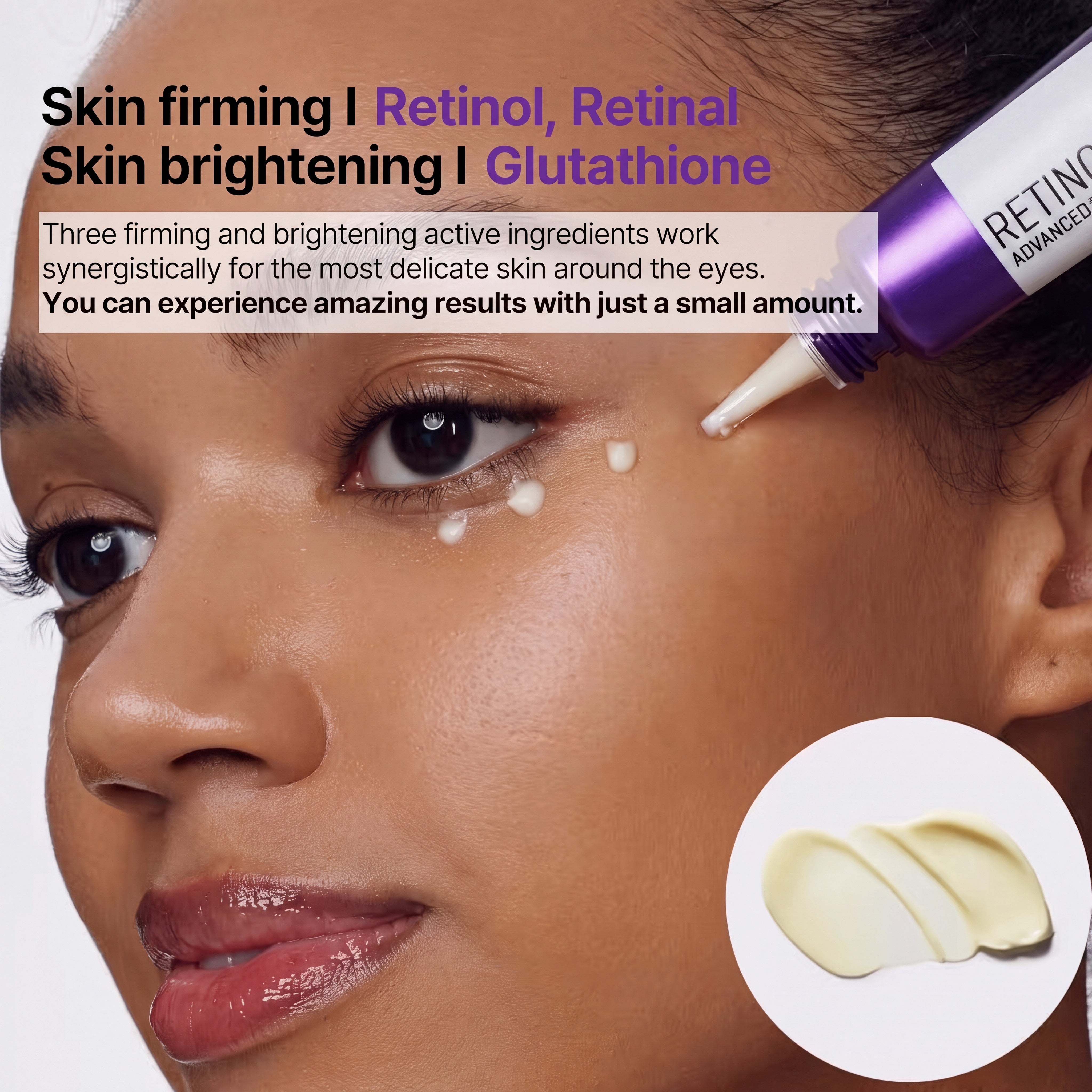 Retinol Intense Triple Action Retinol Eye Cream with Collagen and Peptides