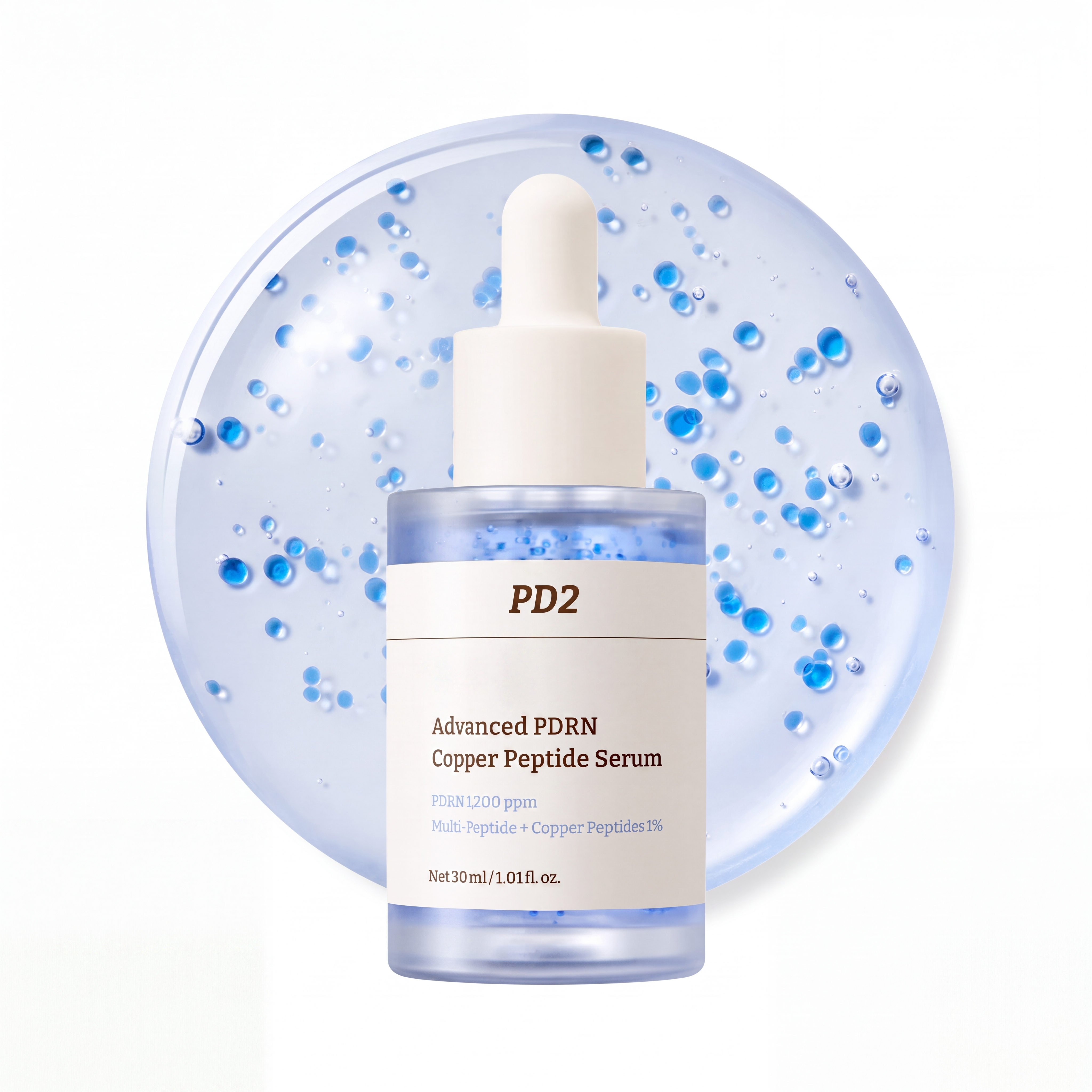 Advanced PDRN Copper Peptide Serum with Hyaluronic Acid for Firmness