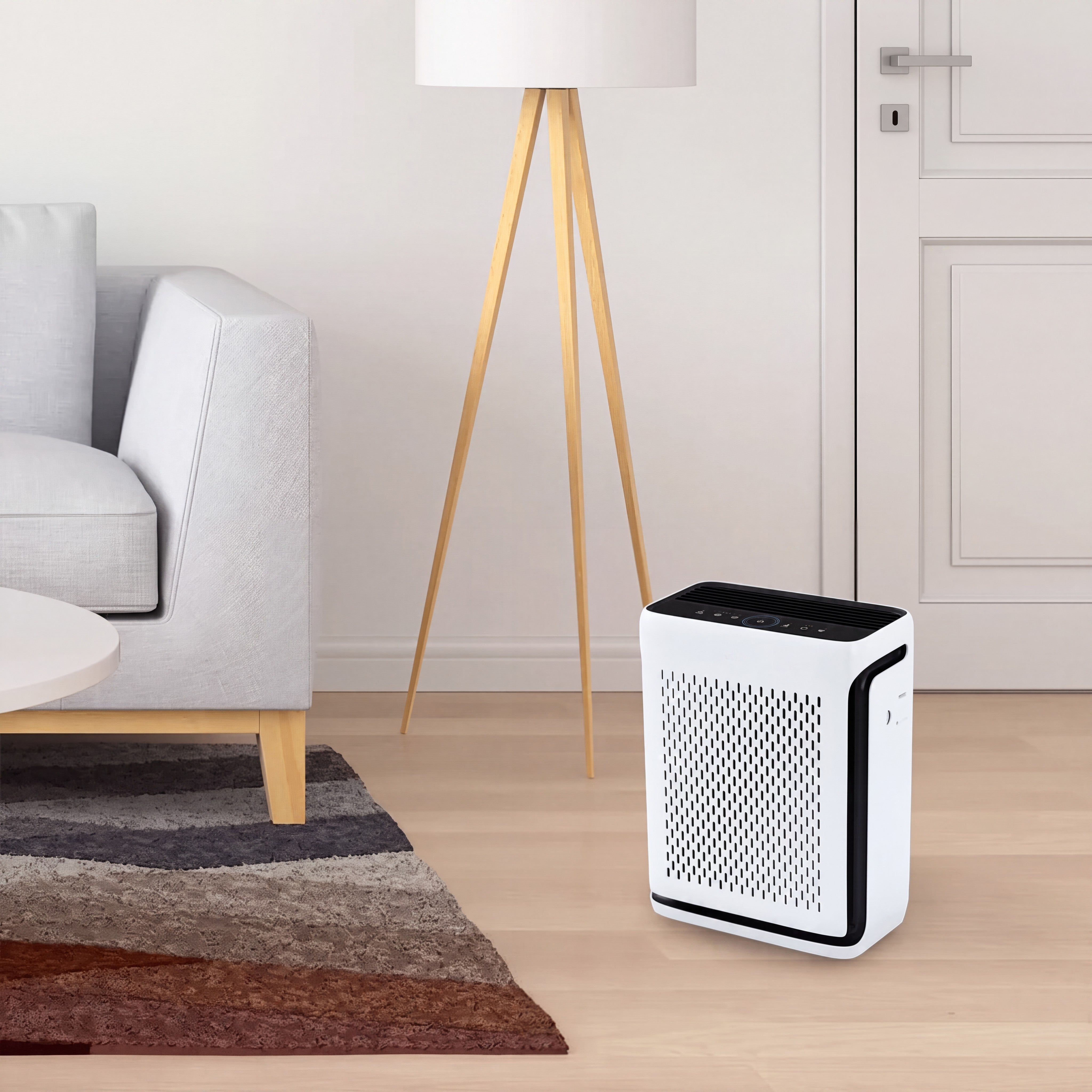 Smart Air Purifier for Home & Pets, WiFi, H13 HEPA, Auto Mode, 23dB Quiet