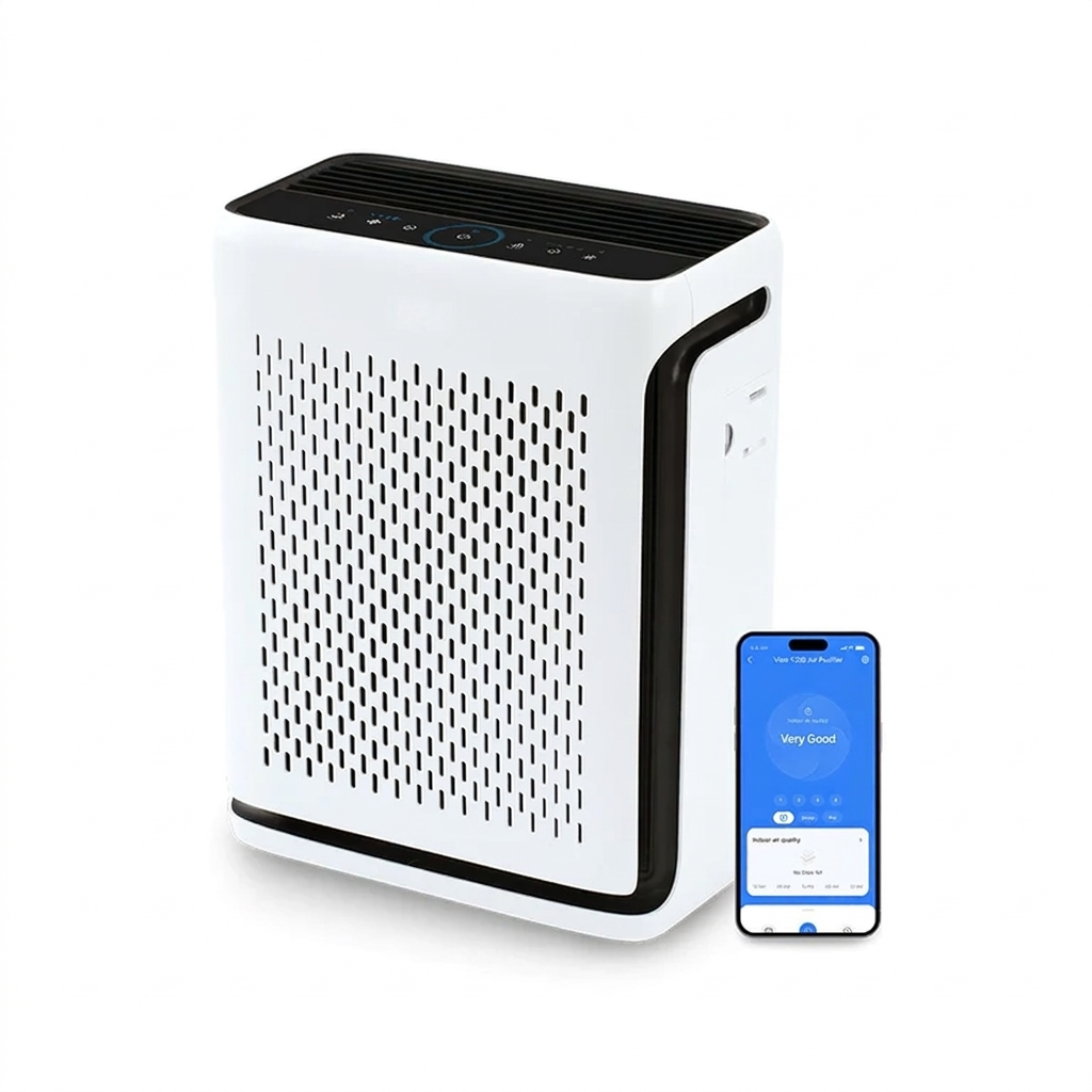 Smart Air Purifier for Home & Pets, WiFi, H13 HEPA, Auto Mode, 23dB Quiet
