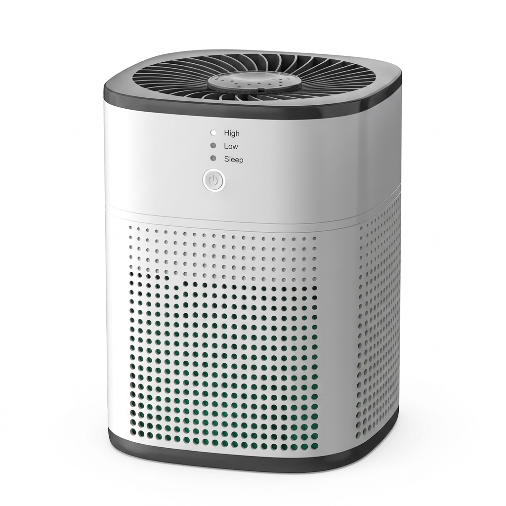 HEPA Air Purifier for Bedroom, 376 sq ft, Aromatherapy, Timer, 3 Speeds