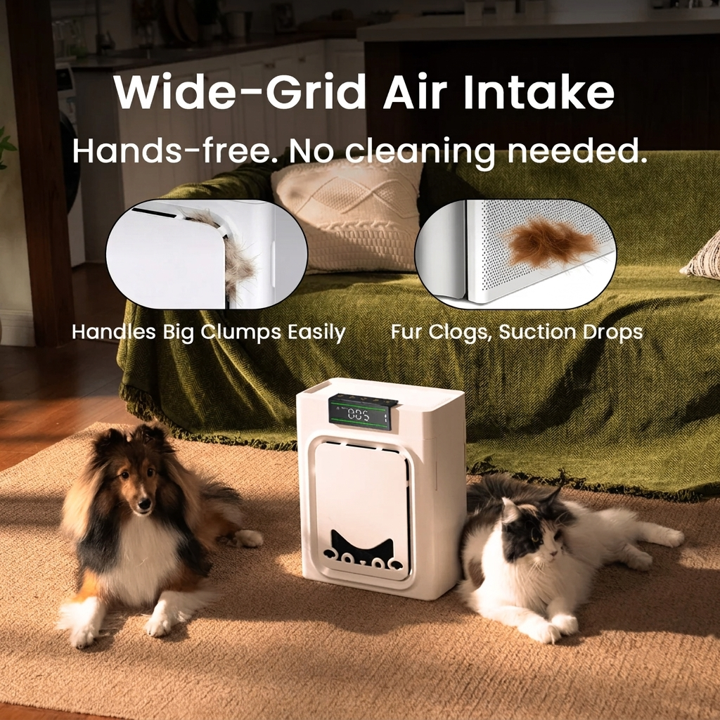 Air Purifier for Home with Pets, H13 HEPA, 2200 sq ft, 25dB, Auto Sensor