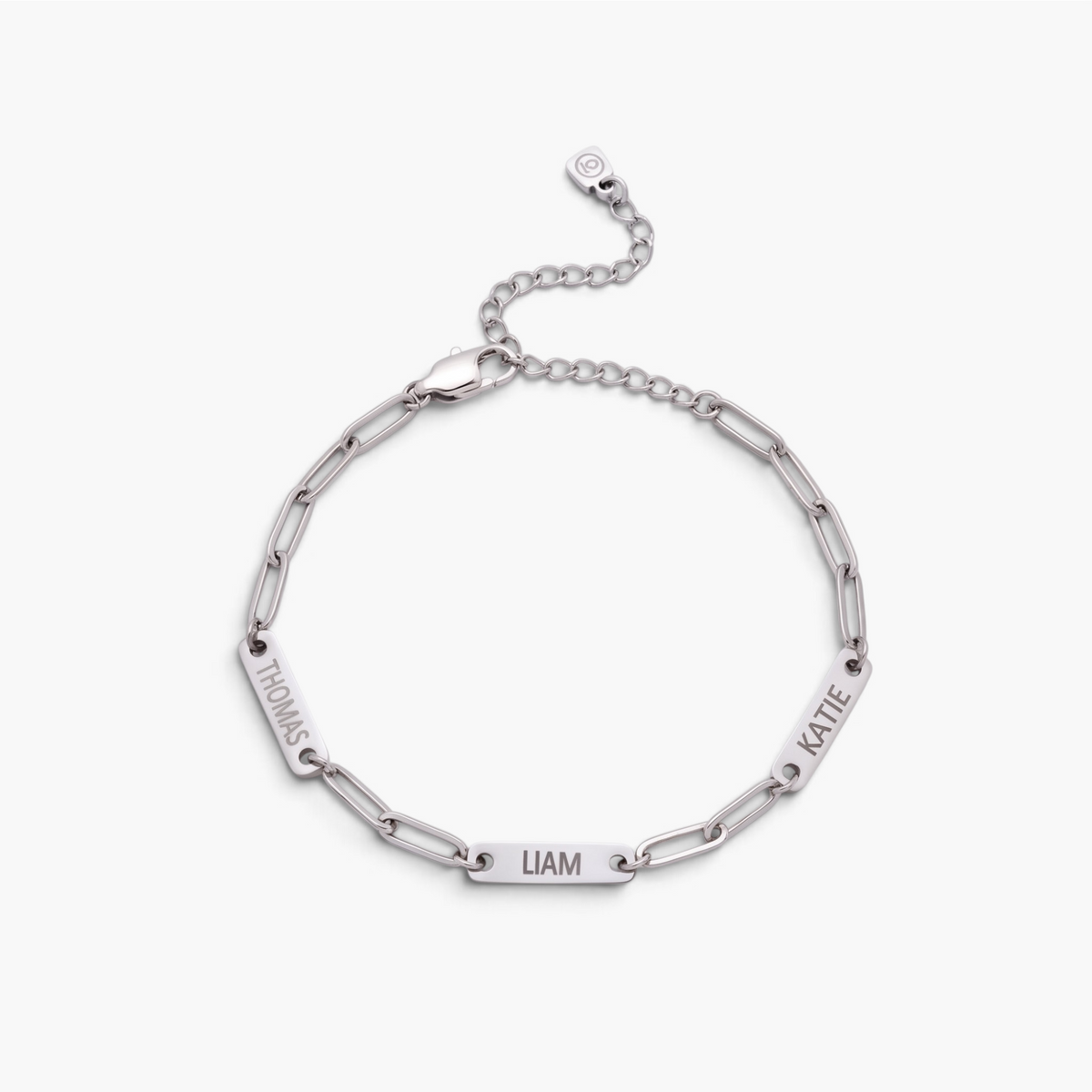 Personalized Name Paperclip Bracelet