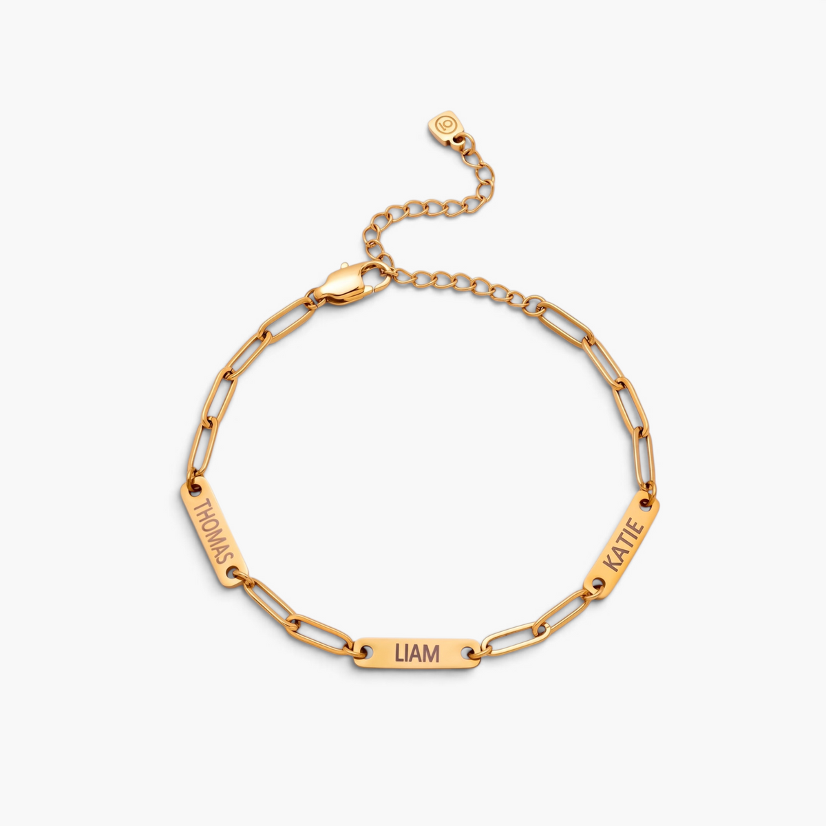Personalized Name Paperclip Bracelet