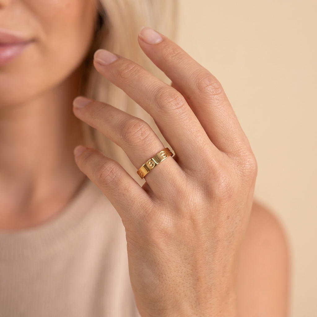 Valencia Ring - Gold - close-up