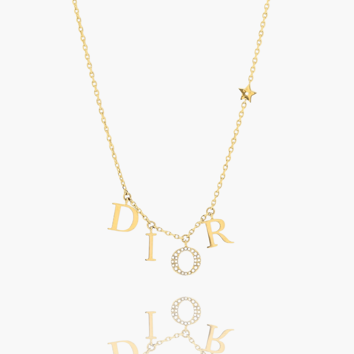 Gold CR Necklace