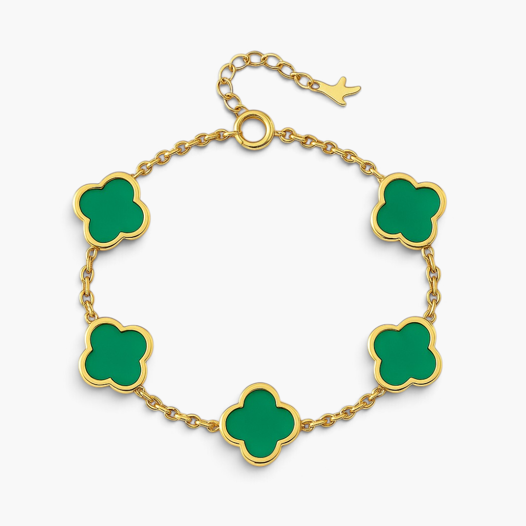 Mother of Pearl Clover Bracelet