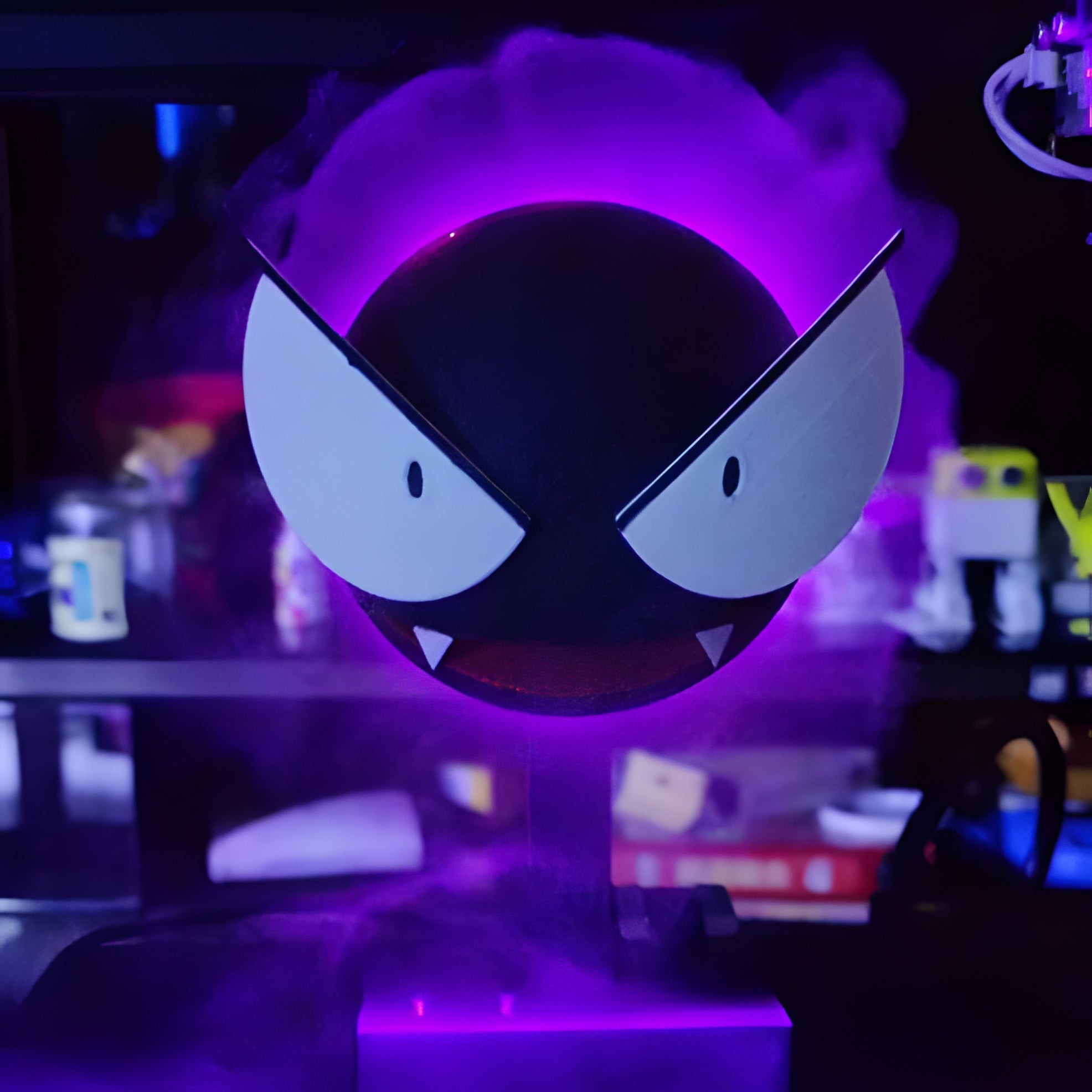 Mini Humidifier 250ml, 3D Ghost Design, LED Night Light, USB, Cool Mist