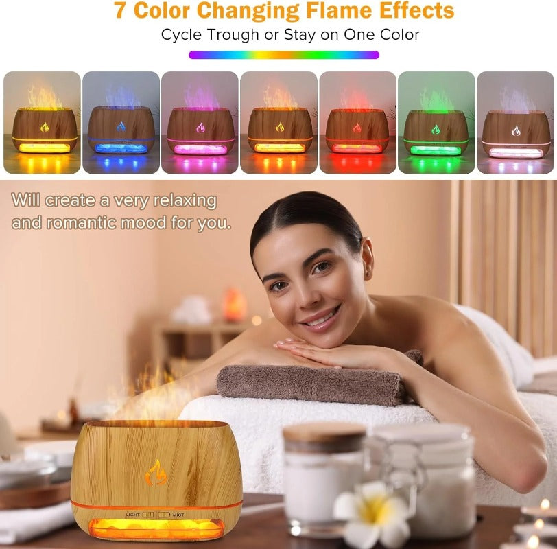 Salt Lamp Night Light, Warm Amber Glow, USB-C Powered, BPA-Free