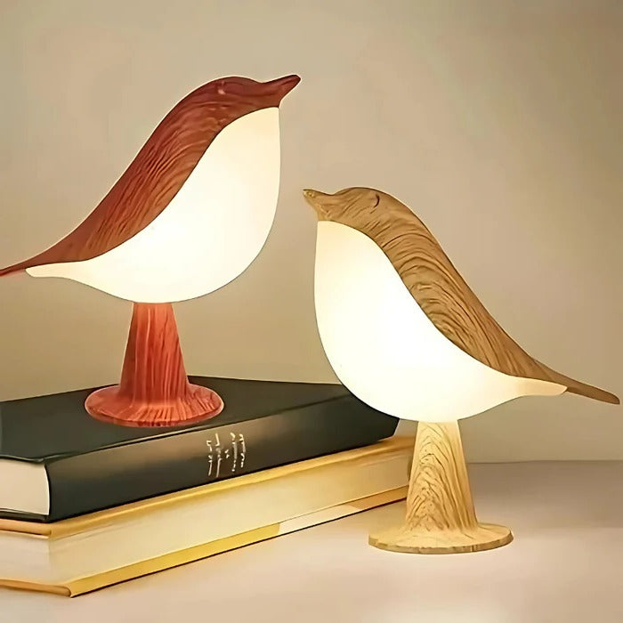 Bird Lamp & Aroma Diffuser, Rechargeable, Adjustable LED, Magnetic Switch