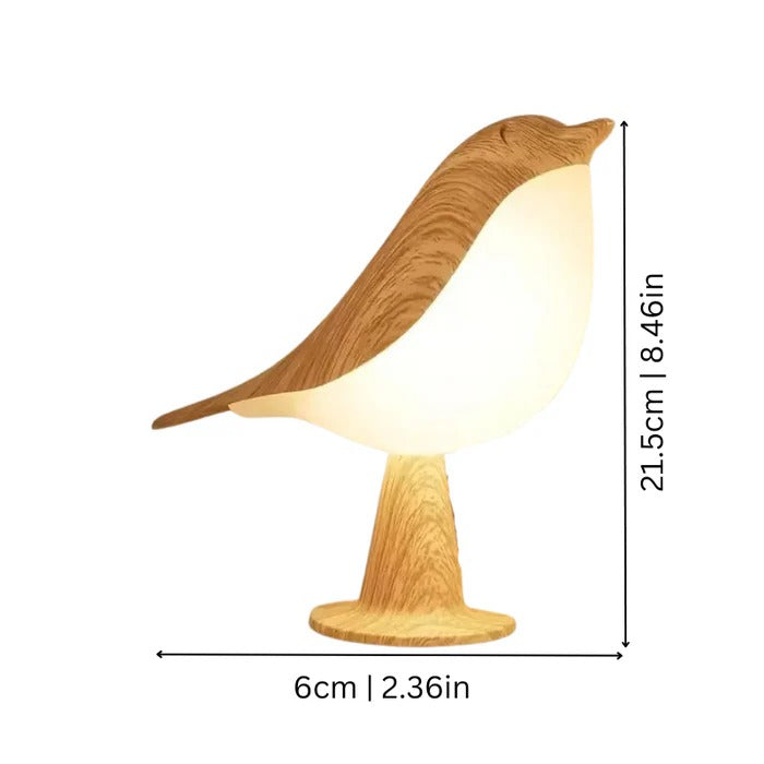 Bird Lamp & Aroma Diffuser, Rechargeable, Adjustable LED, Magnetic Switch