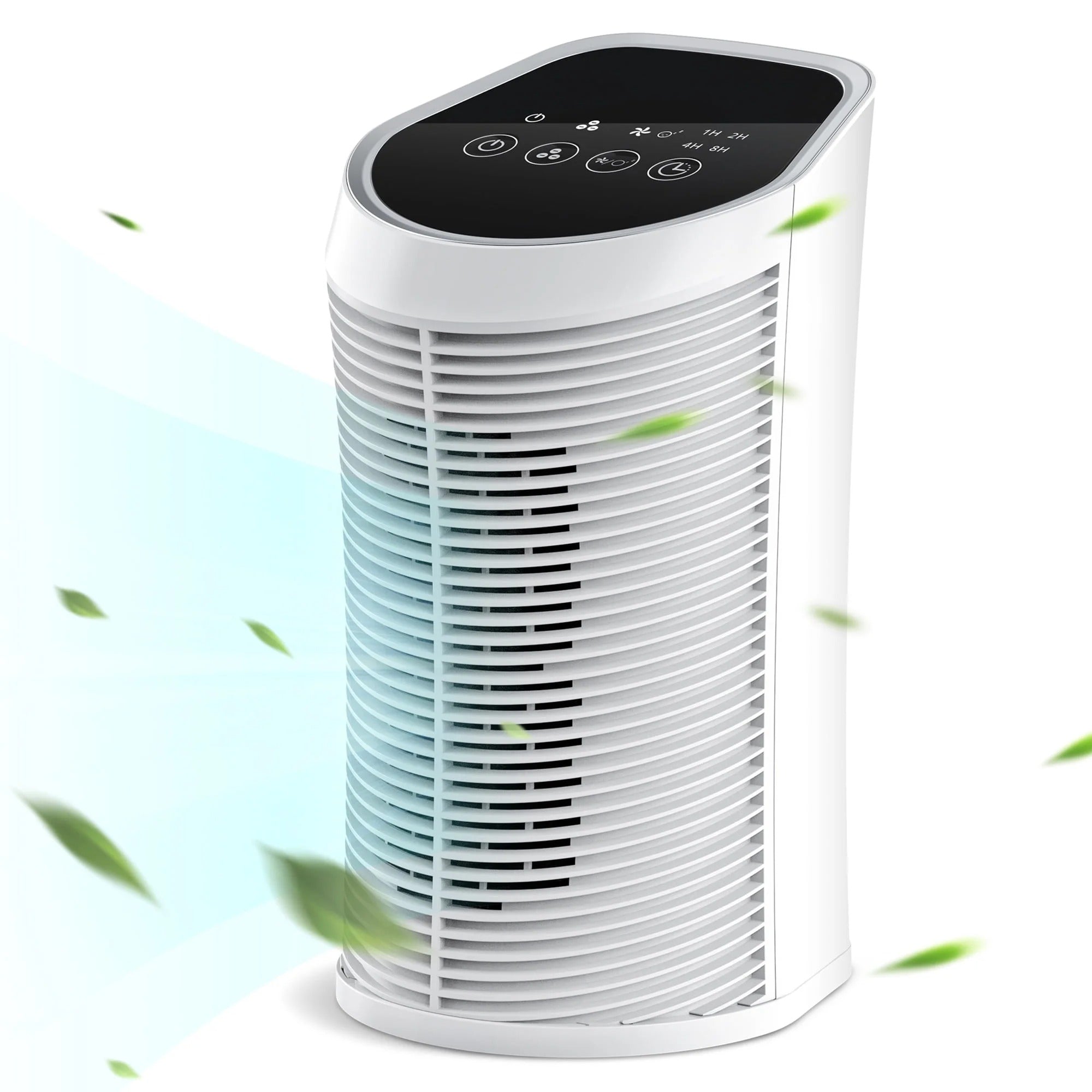 HEPA Air Purifier for Bedroom, 3-Stage Filter, Ionizer, Timer, 28dB Quiet