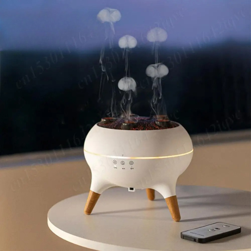 Jellyfish Essential Oil Diffuser & Humidifier, 250ml, Mist Ring, Remote