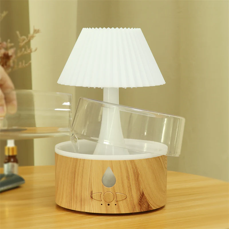 Rain Cloud Humidifier & Diffuser, Cool Mist, Night Light, USB, Auto Off
