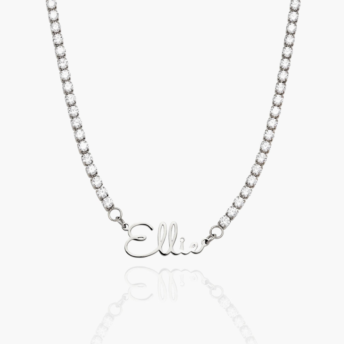 Custom Name Tennis Chain Necklace