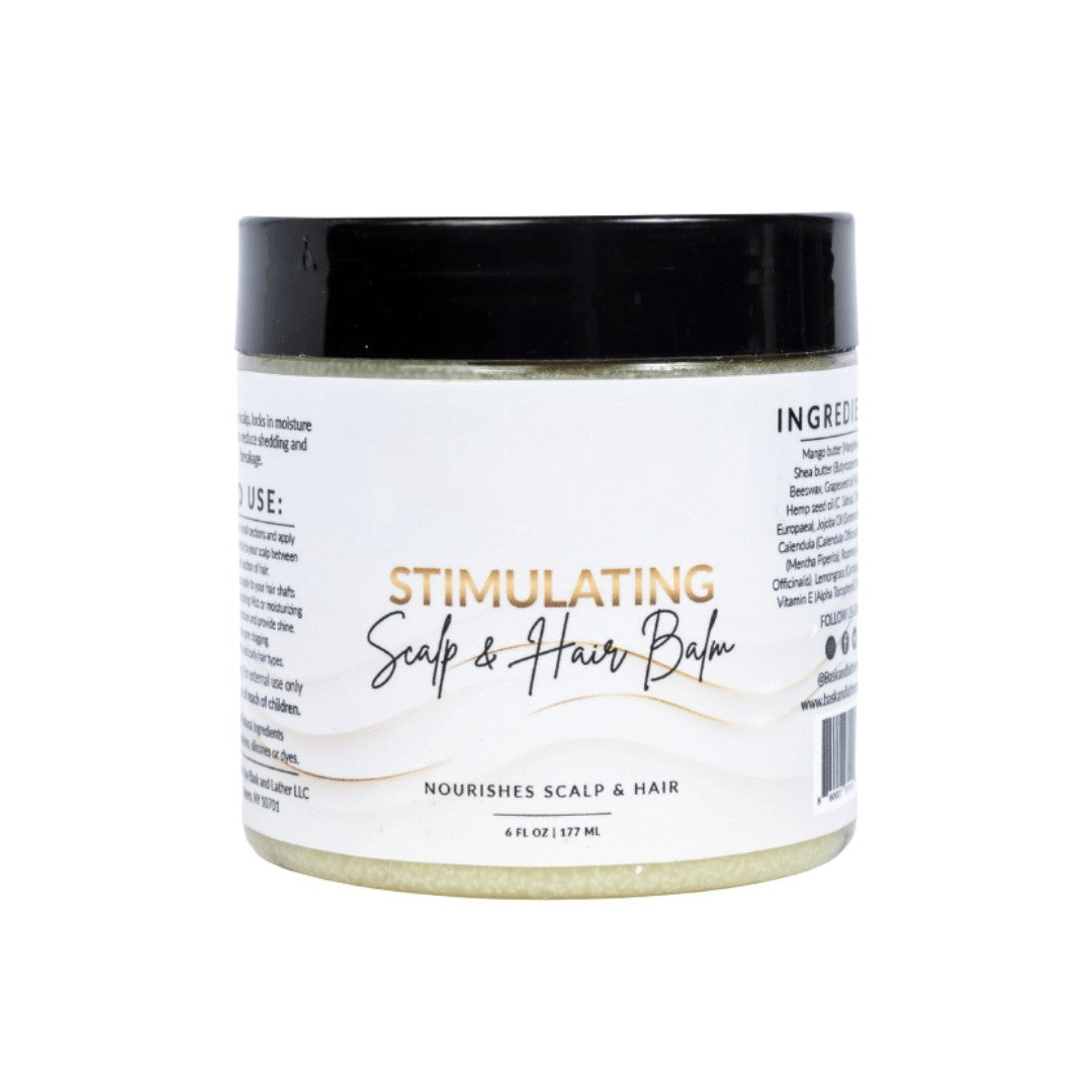 Stimulating Scalp & Hair Balm for Dry Scalp, Frizz, Moisture & Healthy Hair