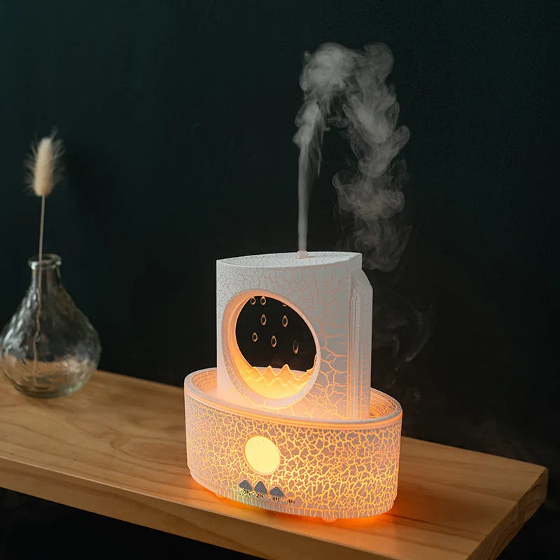 Rain Cloud Essential Oil Diffuser & Humidifier, 180ml, Remote, LED, Timer